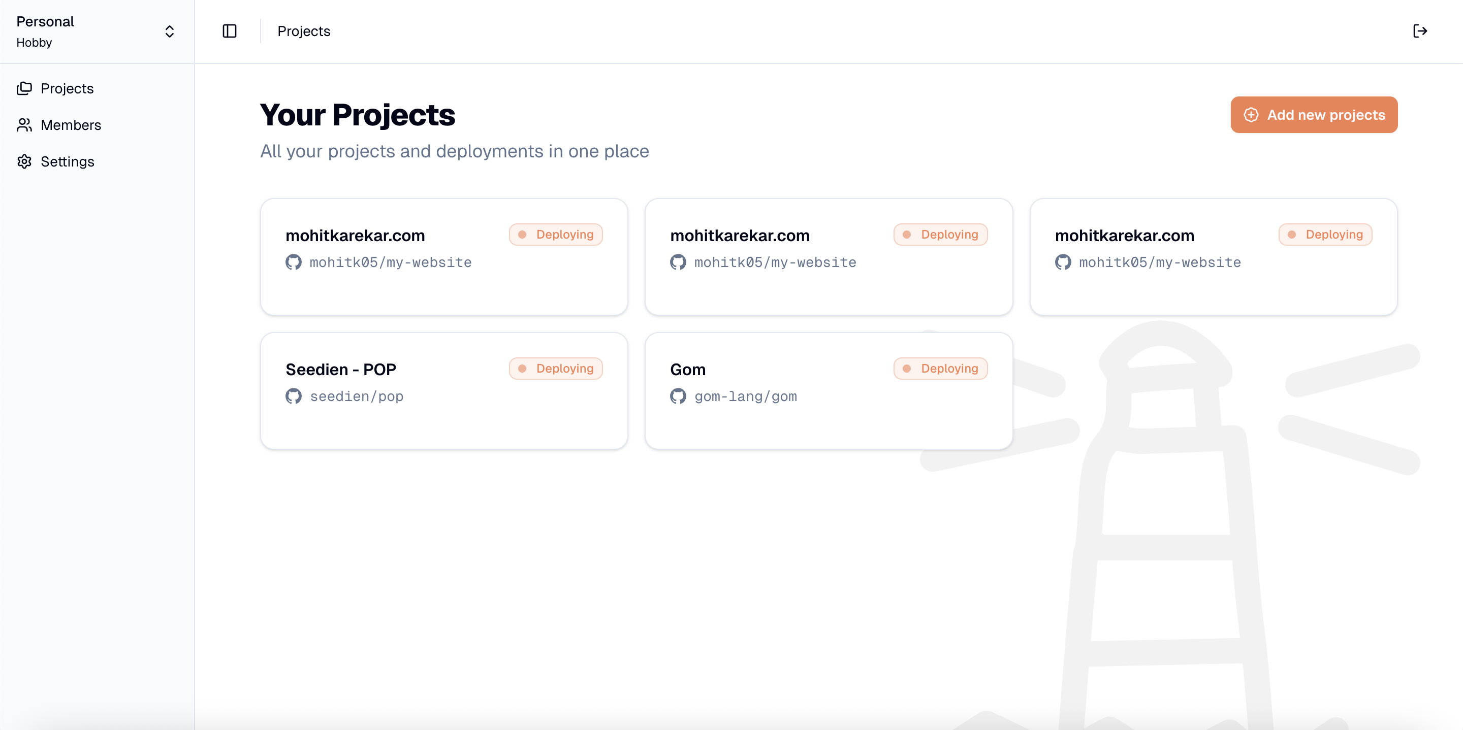 Watchly Dashboard - Monitor all your deployments in one place